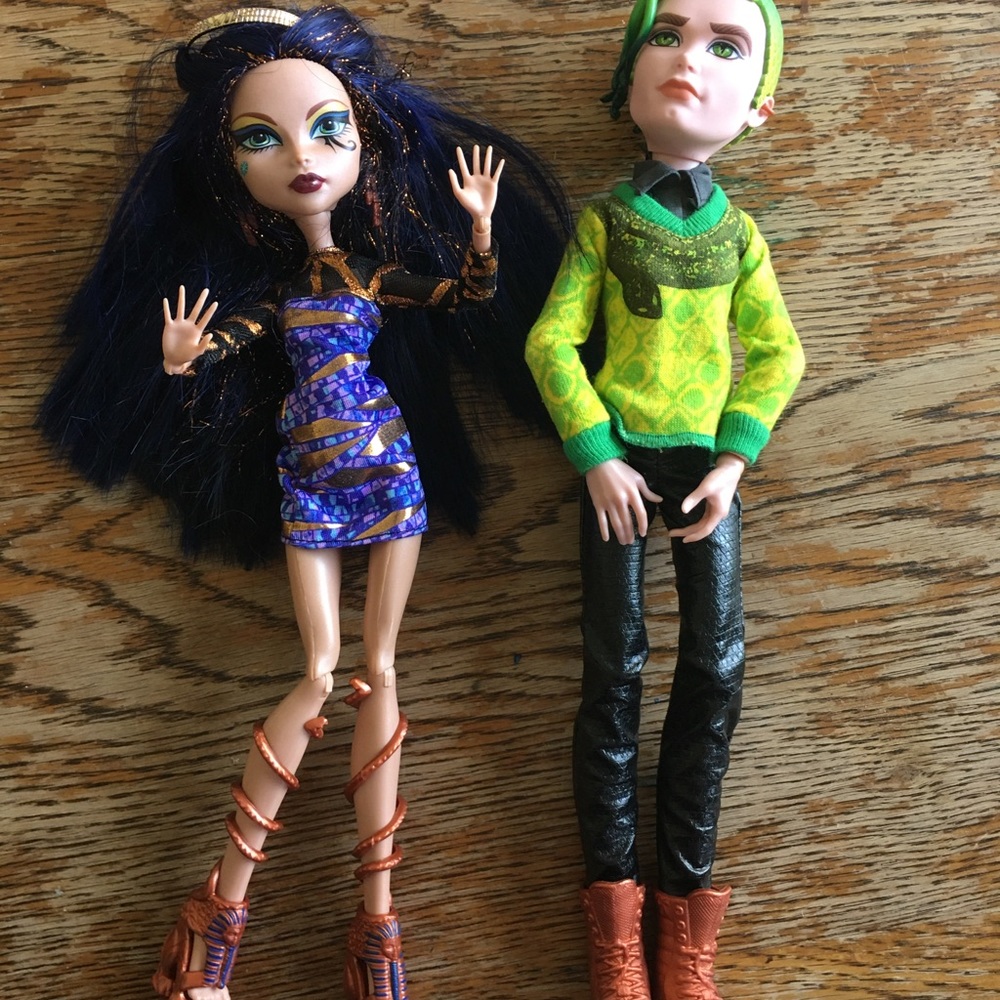 Monster high Cleo deNile &Deuce Gorgon